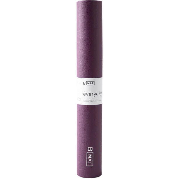 B Yoga B MAT Everyday Yoga Mat 180x66cm x 4mm deep purple 1 B Yoga B MAT Everyday Yoga Mat 180x66cm x 4mm deep purple