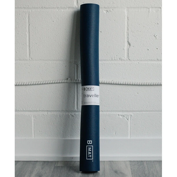 B Yoga B MAT Traveller Yoga Mat 180x66cm x 2mm deep blue 3 B Yoga B MAT Traveller Yoga Mat 180x66cm x 2mm deep blue - Image 3