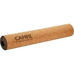CAMPZ Cork Yoga Mat M Vrikshasana brown