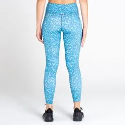Dare 2b Influential Tights Women capri blue fracture print -Cheap Yoga Store dare 2b influential tights women capri blue fracture print 3