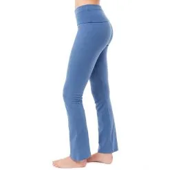 MANDALA Classic Rolldown Pants GOTS Women blu stone -Cheap Yoga Store mandala classic rolldown pants gots women blu stone 3