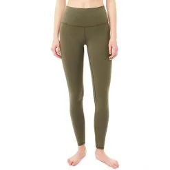 MANDALA High Rise Basic Pants Women olive