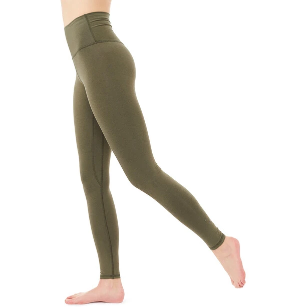 MANDALA High Rise Basic Pants Women olive 2 MANDALA High Rise Basic Pants Women olive - Image 2