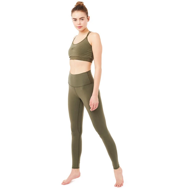 MANDALA High Rise Basic Pants Women olive 4 MANDALA High Rise Basic Pants Women olive - Image 4