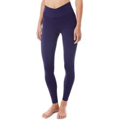 MANDALA High Rise Wrap Leggings GOTS Women forever blue