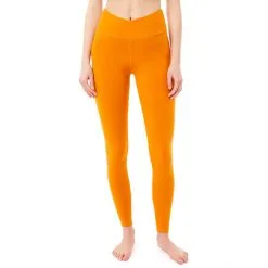 MANDALA High Rise Wrap Leggings GOTS Women safran