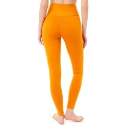 MANDALA High Rise Wrap Leggings GOTS Women safran -Cheap Yoga Store mandala high rise wrap leggings gots women safran 3