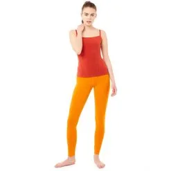 MANDALA High Rise Wrap Leggings GOTS Women safran -Cheap Yoga Store mandala high rise wrap leggings gots women safran 4