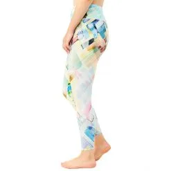 Cheap Yoga Store -Cheap Yoga Store mandala printed tencel leggings women scribbles print 2