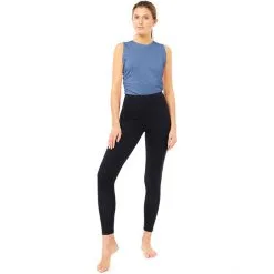 MANDALA Side Ruffled Top Women blu stone -Cheap Yoga Store mandala side ruffled top women blu stone 3