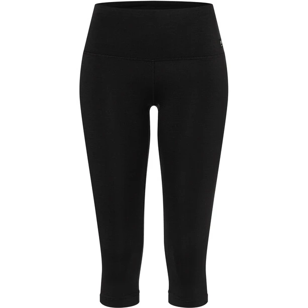 Super.natural 3/4 Tights Women jet black 1 Super.natural 3/4 Tights Women jet black
