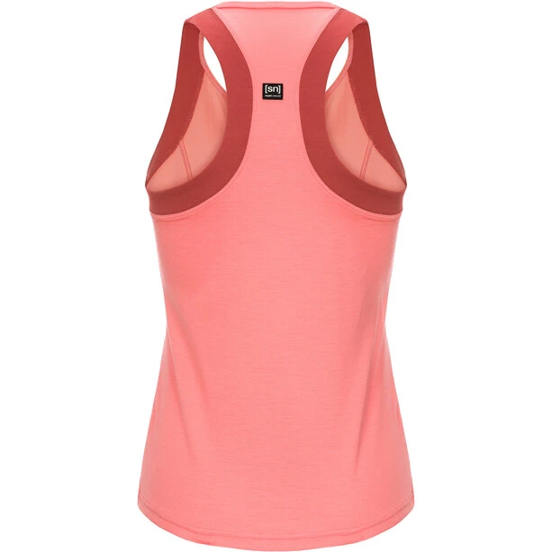 Super.natural Round Neck Top Women georgia peach/tandori 2 Super.natural Round Neck Top Women georgia peach/tandori - Image 2