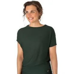 Super.natural Yoga Loose Tee Women deep forest -Cheap Yoga Store supernatural yoga loose tee women deep forest 3