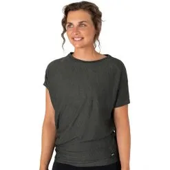 Super.natural Yoga Loose Tee Women pirate grey melange -Cheap Yoga Store supernatural yoga loose tee women pirate grey melange 3